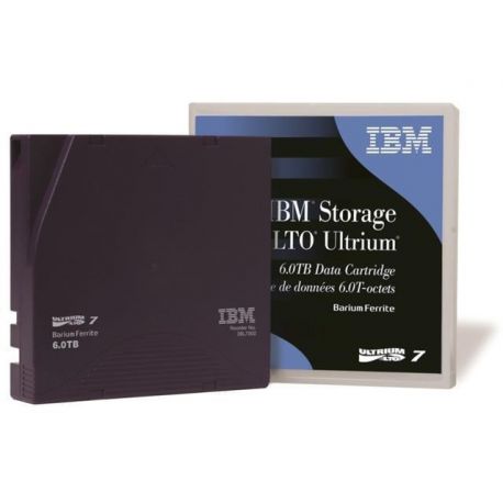 Cartouche IBM pour LTO Ultrium 7 - 7,6TB/15TB BaFe (Barium Ferrite)
