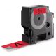 Ruban Dymo D1 (53717) 24mm x 7m Noir sur Rouge pour LabelManager...