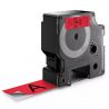 Ruban Dymo D1 (53717) 24mm x 7m Noir sur Rouge pour LabelManager...