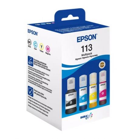 Pack 4 réservoirs d'encre Epson pour ET EcoTank 5800 (113)