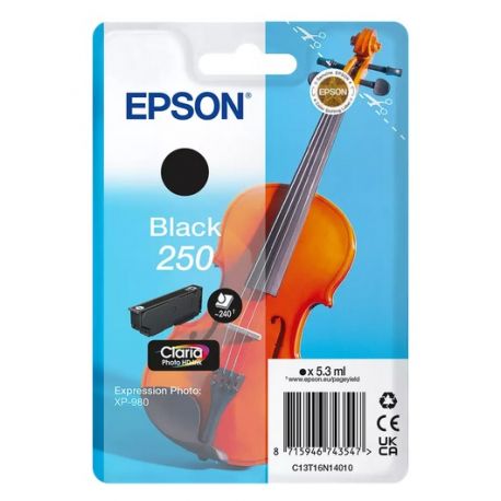 Cartouche noire Epson pour expression photo XP980 (Violon - N° 250)