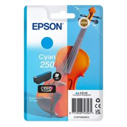 Cartouche Cyan Epson pour expression photo XP980 (Violon - N° 250)
