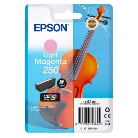 Cartouche Magenta clair Epson pour expression photo XP980 (Violon - N° 250)