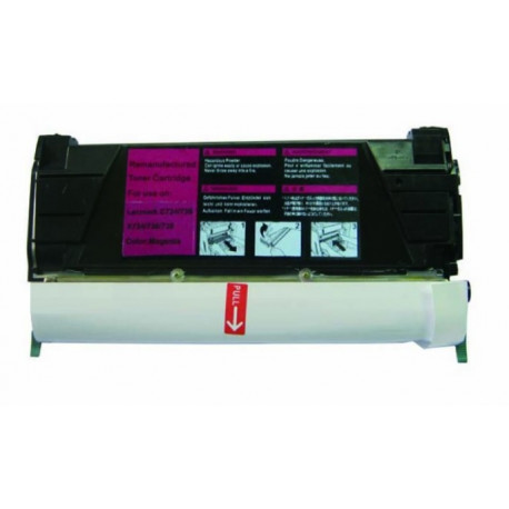 Toner magenta générique pour Lexmark C734 / C736 / X734 / X736 / X738