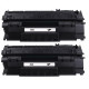 Pack de 2 Toners génériques pour HP LaserJet 1320
