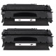 Pack de 2 Toners génériques grande capacité pour HP LaserJet 1320