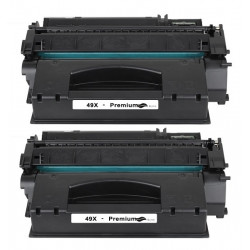 Pack de 2 Toners génériques haute qualité grande capacité pour HP LaserJet 1320