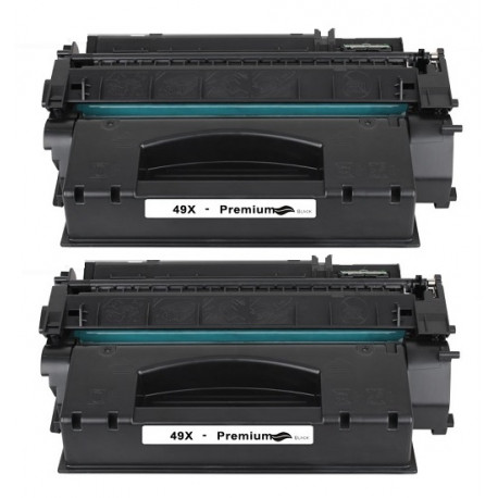 Pack de 2 Toners génériques haute qualité grande capacité pour HP LaserJet 1320