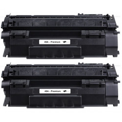 Pack de 2 Toners génériques haute qualité pour HP LaserJet 1320