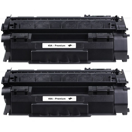 Pack de 2 Toners génériques haute qualité pour HP LaserJet 1320