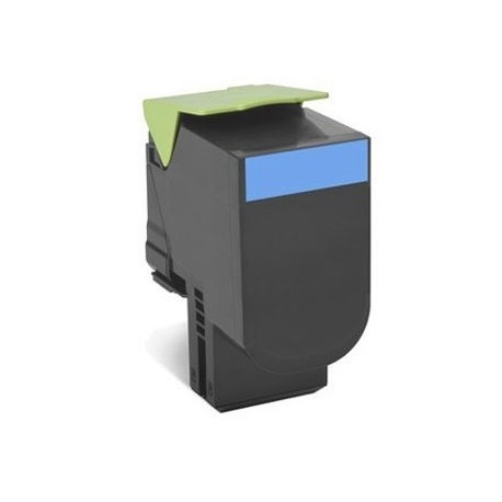 Cartouche de toner Cyan remanufacturé pour Lexmark C2132 - XC2130 - XC2132 