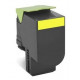 Cartouche de toner Jaune remanufacturé pour Lexmark C2132 - XC2130 - XC2132 