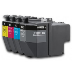 Pack 4 Cartouches Génériques XL pour Brother MFC-J5340dw / MFC-J5345dw / MFC-J5740dw