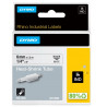 Gaine thermorétractable Dymo IND, 6 mm x 1,5m (noir/jaune) - (S0718260)