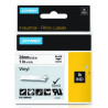 Ruban Vinyl Dymo IND, 24mm x 5,5m (Noir/Blanc)