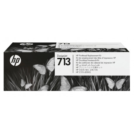 Kit de remplacement Tête d'impression HP pour Designjet T230, T250,T630, T650 ... (HP713)