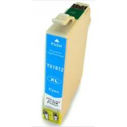 Cartouche cyan générique haute capacité pour EPSON Expression Home XP-205 / XP-30 ... (N°18XL)