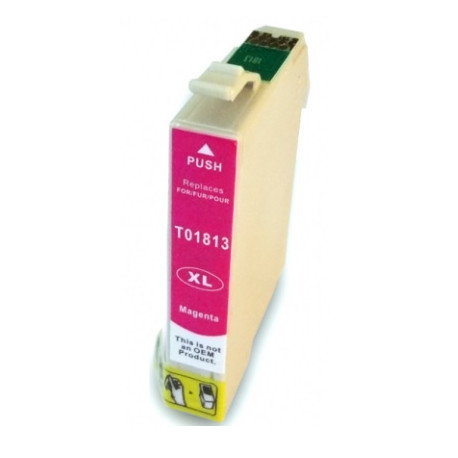 Cartouche magenta générique haute capacité pour EPSON Expression Home XP-205 / XP-30 ... (N°18XL)