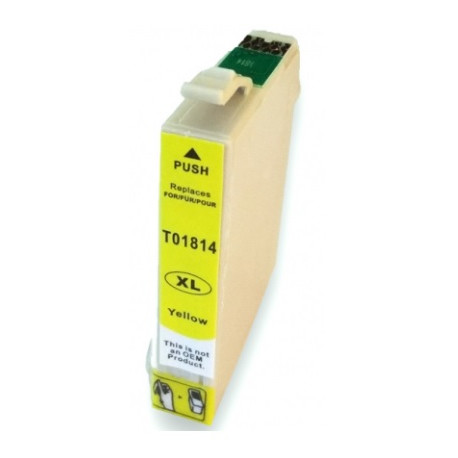 Cartouche jaune générique haute capacité pour EPSON Expression Home XP-205 / XP-30 ... (N°18XL)