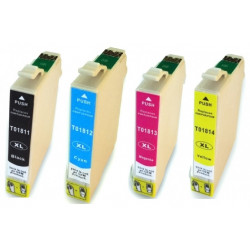 Multipack paquerette générique haute capacité pour EPSON Expression Home XP-205 / XP-30 ... (N°18XL)