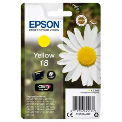 Cartouche jaune EPSON pour Expression Home XP-205 / XP-30 ... (N°18)