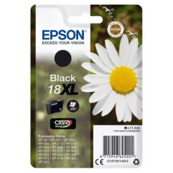 Cartouche noire haute capacité EPSON pour Expression Home XP-205 / XP-30 ... (N°18XL)