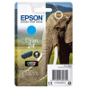 Cartouche cyan éléphant Epson série 24 pour expresssion photo XP750 / XP850 (C13T24224012) 
