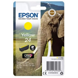 Cartouche jaune éléphant Epson série 24 pour expresssion photo XP750 / XP850 (C13T24244012) 