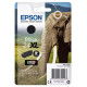 Cartouche noire XL éléphant Epson série 24XL pour expresssion photo XP750 / XP850 (C13T24314012) 
