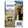 Cartouche magenta clair XL éléphant Epson série 24XL pour expresssion photo XP750 / XP850 (C13T24364012) 