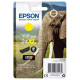 Cartouche jaune XL éléphant Epson série 24XL pour expresssion photo XP750 / XP850 (C13T24344012)