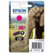 Cartouche magenta XL éléphant Epson série 24XL pour expresssion photo XP750 / XP850 (C13T24334012)
