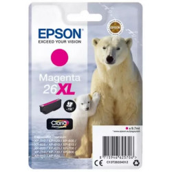 Cartouche magenta haute capacité EPSON pour Expression Home XP-600... (N°26XL) (ours)