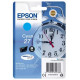 Cartouche d'encre cyan Epson pour WorkForce 3620/ 3640/7620DTWF .. (n°27) (réveil) (C13T27024012)