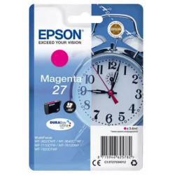 Cartouche d'encre magenta Epson pour WorkForce 3620/ 3640/7620DTWF .. (n°27) (réveil) (C13T27034012)