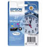 Multipack 3 couleurs (cyan, magenta, jaune) Epson pour WorkForce 3620/ 3640/7620DTWF .. (n°27) (réveil) (C13T27054012)