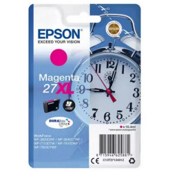 Cartouche d'encre magenta XL Epson pour WorkForce WorkForce 3620/ 3640/7620DTWF .. (n°27XL) (réveil) (C13T27134012)