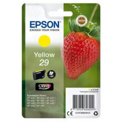 Cartouche Jaune Epson pour Expression Home XP-235 / XP332 / XP-432 ... (n°29 - fraise) (C13T29844012)