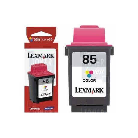 Cartouche couleur longue durée N°85 LEXMARK (12A1985)