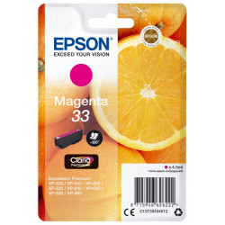 Cartouche Magenta Epson pour Expression Premium XP-630 / XP-830  ... (n°33 - orange) (C13T33434012)