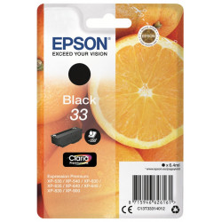 Cartouche Noire Epson pour Expression Premium XP-630 / XP-830  ... (n°33 - orange) (C13T33314012)
