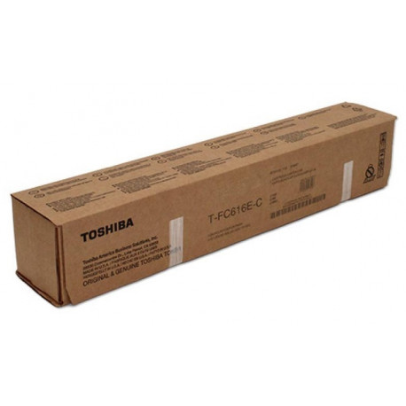 Cartouche de toner Cyan Toshiba pour e-studio 5516AC, 6516AC, ... (T-FC616E-C) (TFC616EC)