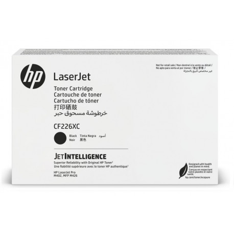 Toner noir HP Haute Capacité pour LaserJet Pro (26XC)