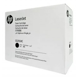 Toner noir HP haute capacité pour laserjet (CE255XC)