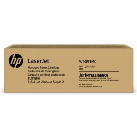 Toner Cyan HP pour color laserjet managed E45028dn - MFP E47528f