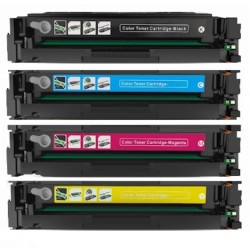 Pack 4 toner (K, C, M, Y) compatible pour HP color laserjet managed E45028dn - MFP E47528f