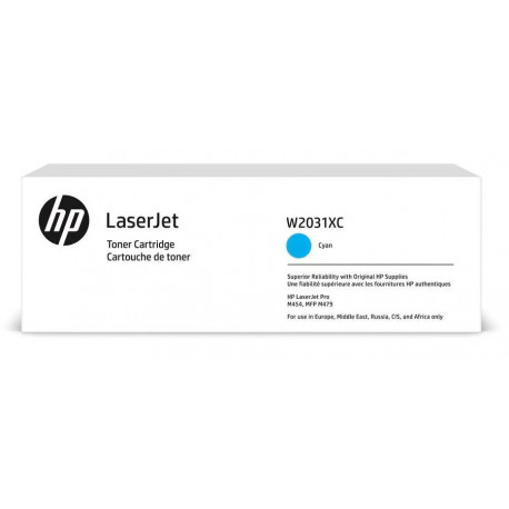 Cartouche toner Cyan haute capacité HP pour LaserJet Pro M