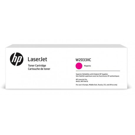 Cartouche toner Magenta haute capacité HP pour LaserJet Pro M