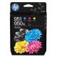 Pack 4 Cartouches jet d'encre Noir XL et Couleur pour HP officejet pro 8100 / 8600.... (N°950XL / N°951)