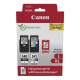 Multipack noire + couleur Haute Capacité + 50 page papier photo (10x15cm)  Canon pour Pixma MG2150 / MG3150...(PG-540L/CL-541XL)